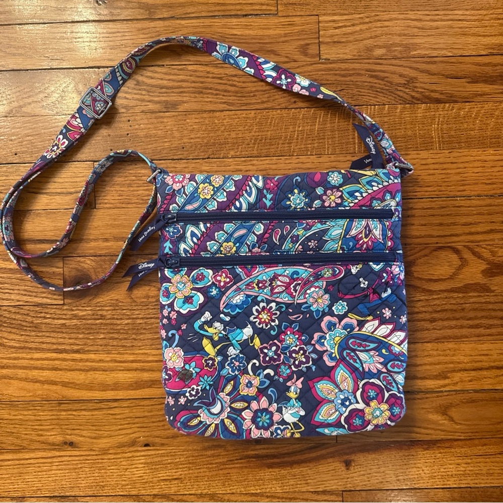 Vera Bradley x Disney Triple Zip Sensational Six Crossbody Bag
